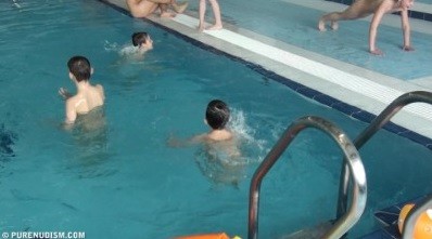 Poolside activities 1 Full HD - The practice of naturism fosters inner harmony