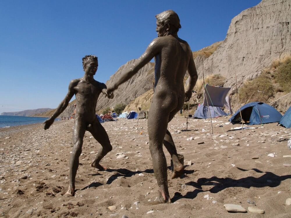 Jr Nudist Nude Beach Mud Soldiers photos - Respect for differences is valued in the nudist movement
