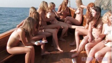 Candid HD: Nudist Boat Cruise Full HD video - A life free of unnecessary worries is a hallmark of naturism