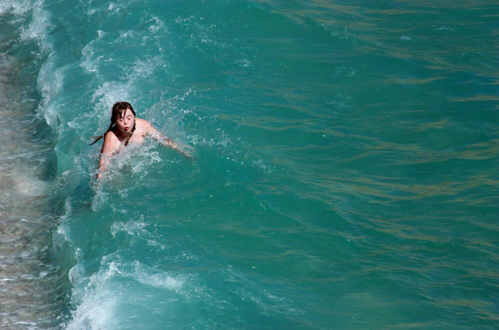 Naturist Cold Water Entry pics - A love of the sun and fresh air are important values for those who practice naturism and nudism