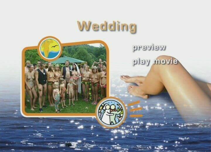 A wedding in a nudist collective - Naturism teaches us to accept everyones differences and unique qualities without embarrassment