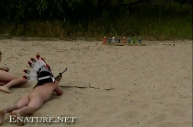 Enature - naked shoot out - It is a way to get closer to nature and its rhythms