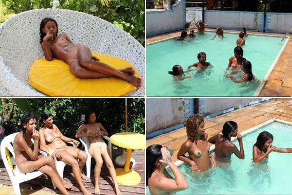 Brazil Pool Sunbath photos - Nudism is a lifestyle in harmony with nature