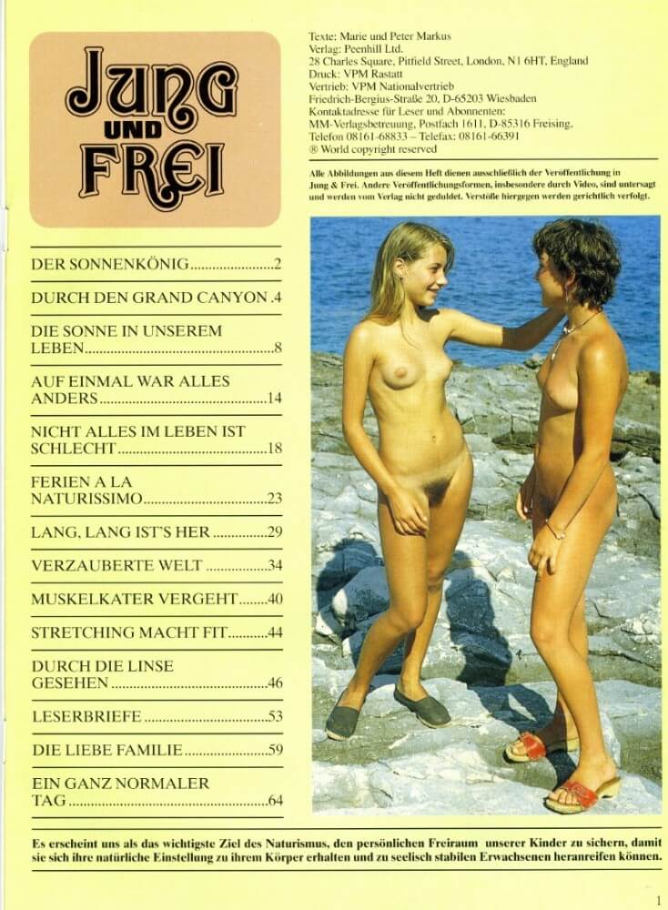 Jung und Frei Nr 76 - Nudists relax beautifully—a sight to behold