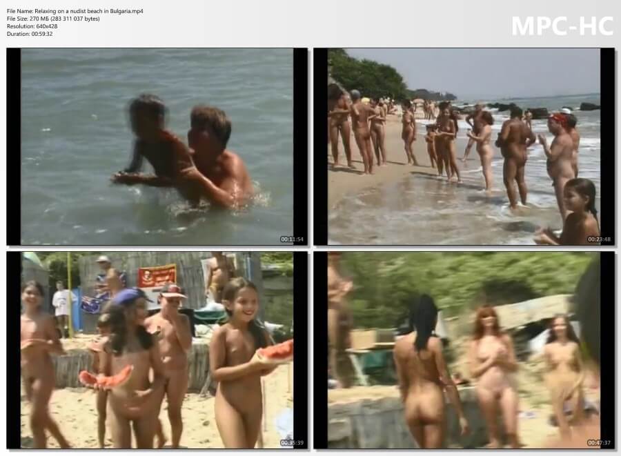 Relaxing on a nudist beach in Bulgaria - The culture of nudism promotes tolerance and mutual understanding