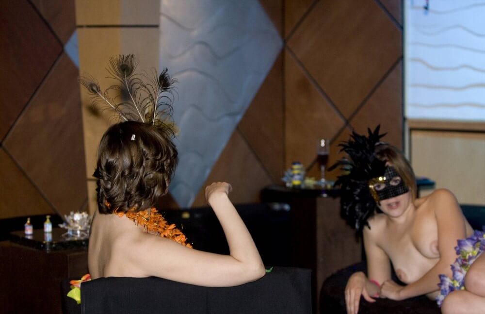 Masquerade Lounging photos - The practice of nudism fosters trust and honesty