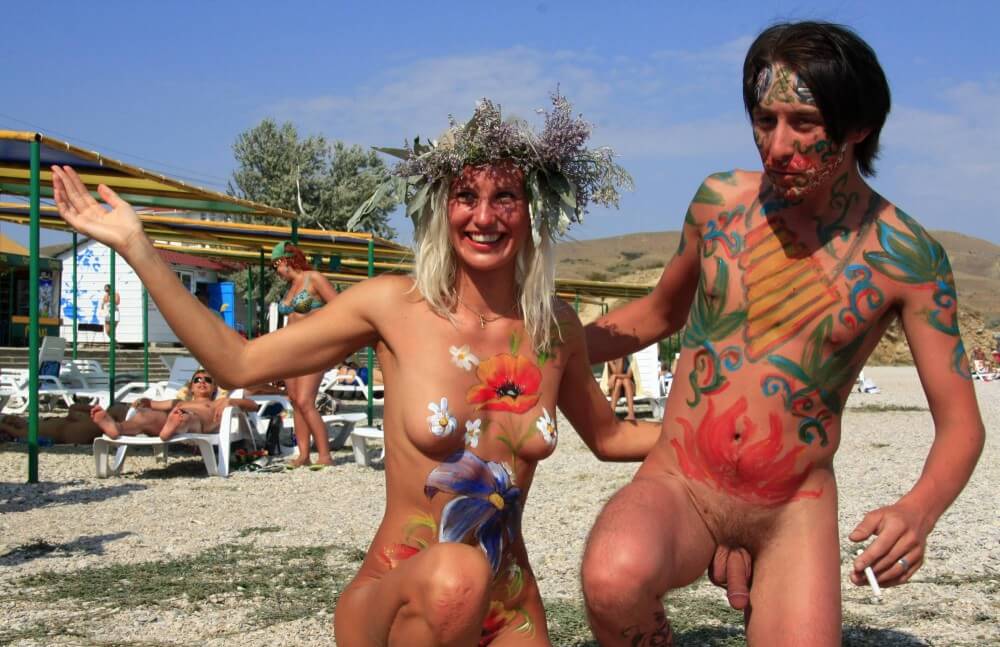 Sand Beach Goddess Two pics - Nature fills naturists and nudists with energy and inspiration
