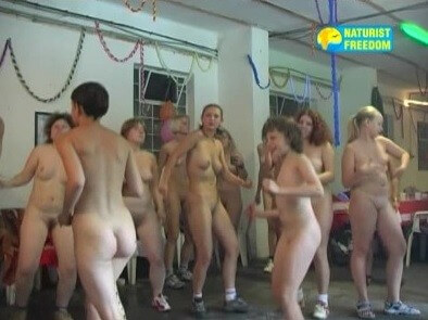 Naturist Freedom: Discotheque in a Cellar - Nothing kept the clothes on my body
