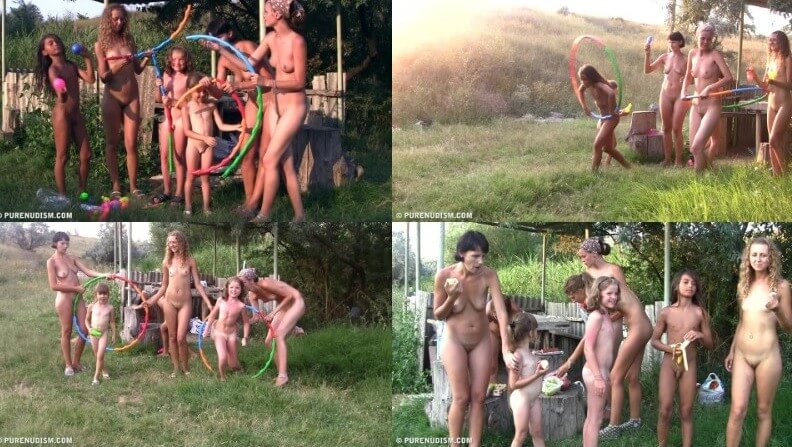 Countryside lounging 2 Full HD video - Activities conducted in a state of complete nudity