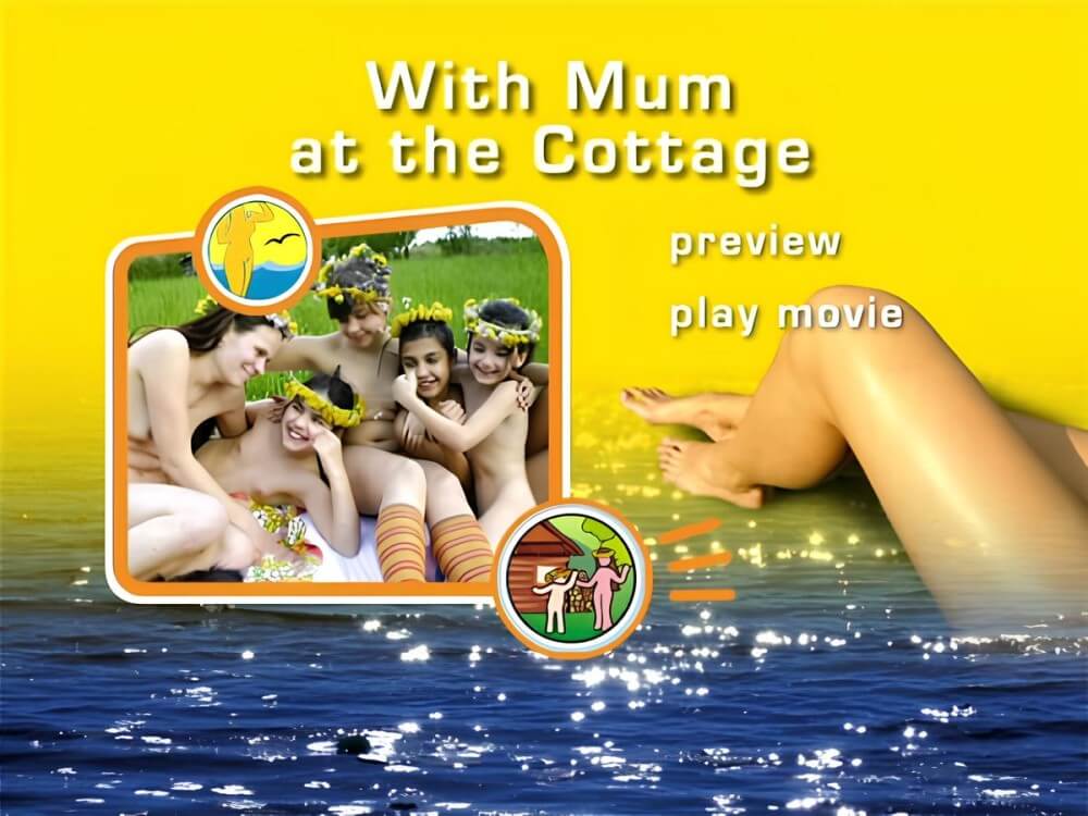 Naturist Freedom: With Mum at the Cottage DVD - A defining feature of naturism is the absence of clothing