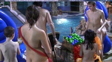 Splashing Water Zone 1 - Completely naked people on planet Earth
