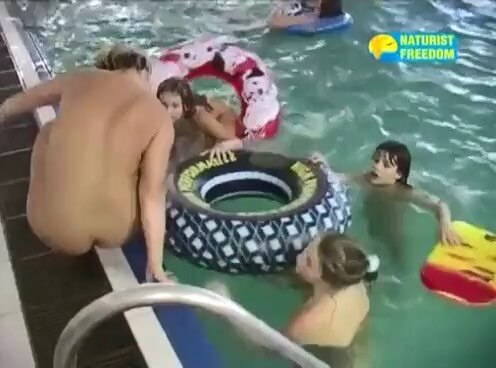 Naturist Freedom Full Pool - Nudity is an integral part of life in nature