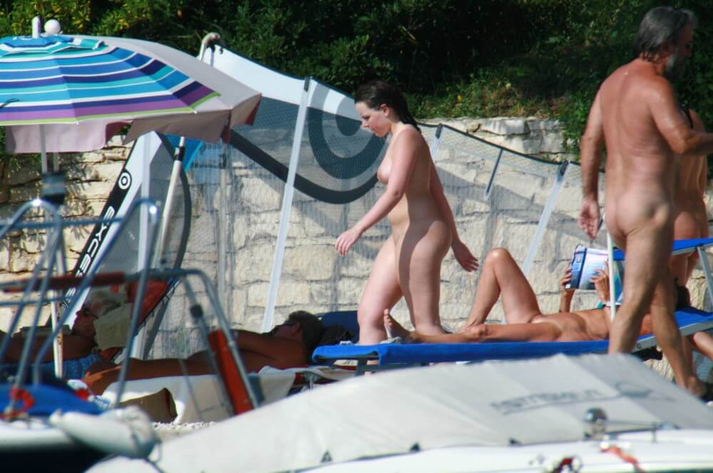 Girl Daytime Bath - Nudity is an expression of natural beauty and harmony
