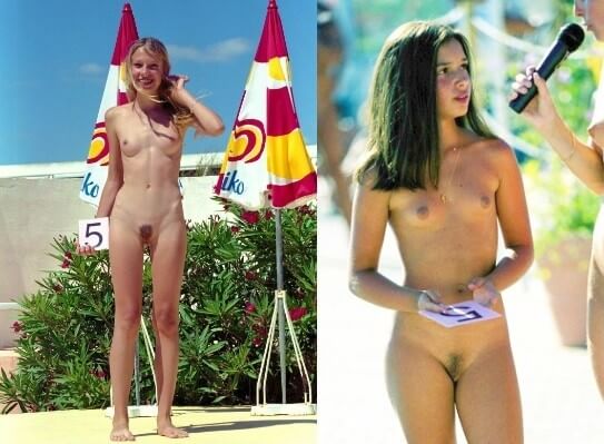 Junior Miss Pageant Beauty Contest photos - Supporters of naturism live in harmony with nature