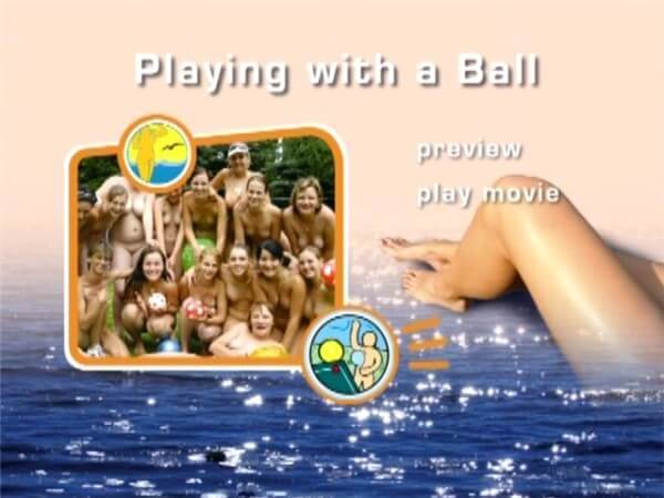 Naturist Freedom: Playing with a ball - In naturism, people are equal regardless of circumstances