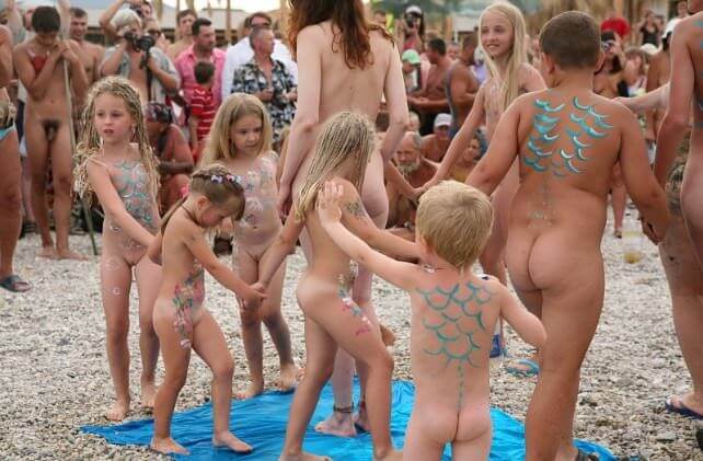 Large photo gallery nudism - A naked person is asexual among nudists