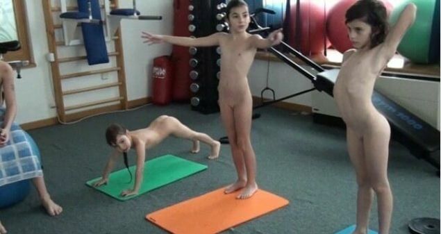 Piano, pool and tennis Full HD - Naturism is about respecting natural beauty