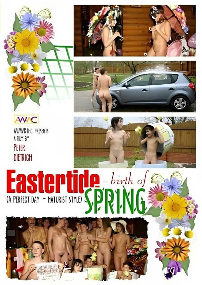 AWWC, Enature - Eastertide Birth Of Spring video - Naturism promotes health of mind and body