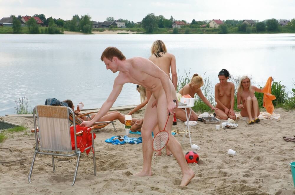 Lakeside Outdoor Activity photos - Nudism promotes inner happiness