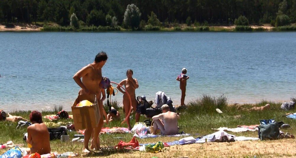 Lakeside Forest Camp 1 Full HD - A spontaneous movement toward nudity