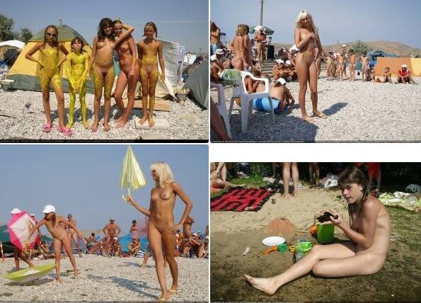 Beautiful Princesses On The Sea photos - Naturism is based on love for oneself and nature
