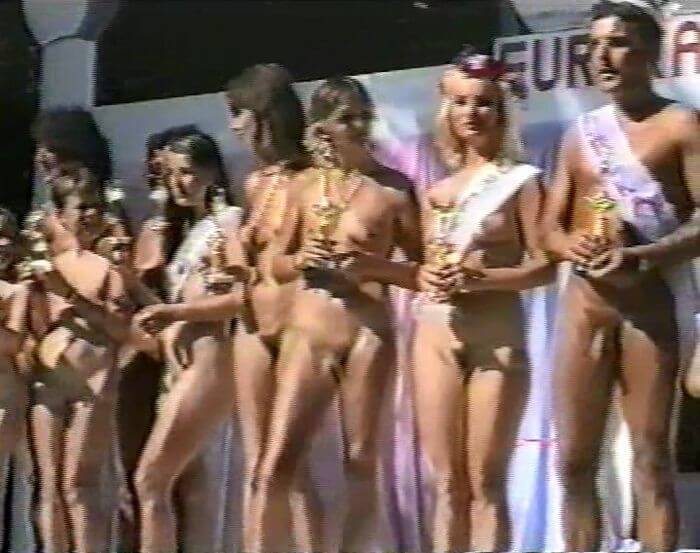 Miss Eureka 1988 video - Freedom is part of naturism