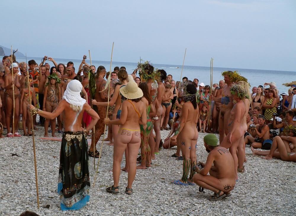 Naturist Party Mega Bash pics - Peace and tranquility are important values for naturists
