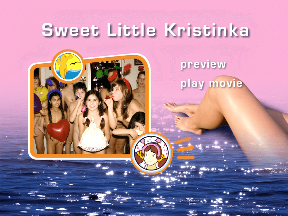 Naturist Freedom: Sweet Little Kristinka  DVD - Events with completely naked people